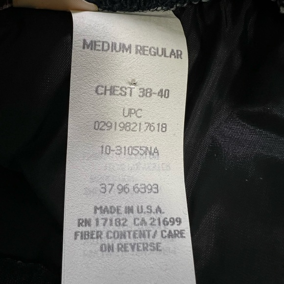 Vtg Walls Blizzard Pruf Medium Insulated Puffer Vest Dark Blue Long Tail New - Picture 8 of 9